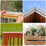 Roostevaba terasest tuvide naelad linnupeletaja peletusvahend l&otilde;ksud linnuvastane t&otilde;rjevahend kahjurit&otilde;rje aed r&otilde;du okasn&otilde;elte komplekt