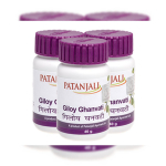 Patanjali maitsestamata Giloy Ghan Vati tablett, 60 tabletti X 3 pakki