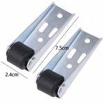 2tk P&ouml;&ouml;ratav ratas raskeveokite m&ouml;&ouml;bli rataste ratas teleskoop mobiilsed rattad laud kandev&otilde;imega rihmaratta juhtm&ouml;&ouml;bel