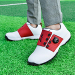 Meeste Professionaalsed Golfikingad Veekindlad Naastud Golfi Tossud Must Valge Meeste Golfitreenerid Suur Suurus Meeste Golfikingad 39 punane