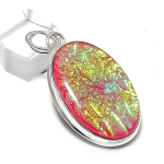 Natural Pink Triplet Opal 925 Sterling Silver Jewelry Pendant 2.13 q6w38