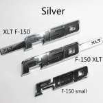 Auto tagumine embleemi kleebis Ford Raptor SVT F150 F250 F350 Mustang Mondeo 5 Kuga RANGER Fiesta jaoks Auto logo embleemi kleebise tarvikud for XLT F-150 Silver