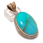 Chrysoprase Handmade Copper Jewelry Pendant 2.17 l1a89