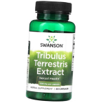 Tribulus Terrestris, Tribulus Terrestris Ekstrakt 500, Swanson 60 kapslit (08280017) 60caps