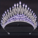 Barokk Kristall Tiarad Ja Kroonid Rhinestone Ballikleit Diadeem Kroon Tiarad Naistele Pruudi Pulma Juukseaksessuaarid Ehted Kroon