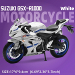 1/12 M&otilde;&otilde;tkava SUZUKI GSX1000 Valatud Mootorratta Mudel - Realistlik Disain, Ideaalne Mootorrattahuvilistele, T&auml;iuslik Kingitus K&otilde;igile Vanustele