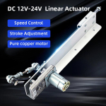 DC 12V Lineaaraktuator K&auml;igu Reguleerimine Teleskoopiline Mini Lineaaraktuator Edasi-tagasi Liikumise Ts&uuml;kli Lineaarne Mehhanism Mootor 3-15cm 90RPM