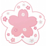 Sakura Mats Kirsipuu&otilde;ite Kuumusisolatsiooniga Lauamatt Libisemiskindlad Tassialused Teetass Piimakruus Kohvitass Rannas&otilde;idualus K&ouml;&ouml;gi Tarvikud 11cm valge