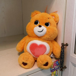Vikerkaar Karu Pehmed M&auml;nguasjad Armsad Multikad Care Bears Pehmed M&auml;nguasjad Kaisukarud T&auml;idisega Nukud Kodukaunistus Magamiskotid Pehmed Padjad Kingitus 22cm Pendant oranž