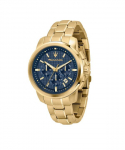 Maserati Successo Kronograaf Sinine sihver Kvarts R8873621021 Meeste k&auml;ekell sinine