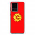 Coque T&eacute;l&eacute;phone &ndash; Samsung &ndash; Galaxy S23 Plus &ndash; Drapeau Kirghizistan &ndash; Souple &ndash; mitmev&auml;rviline