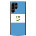 Coque T&eacute;l&eacute;phone &ndash; Samsung &ndash; Galaxy S21 &ndash; Drapeau Guatemala &ndash; Souple &ndash; mitmev&auml;rviline