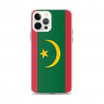 Coque iPhone &ndash; Drapeau Mauritanie &ndash; iPhone 12 Pro Max &ndash; Supp &ndash; Mitmev&auml;rviline &ndash; Vertikaalne