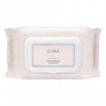 OHUI Miracle Moisture Cleansing Tissue 60 Sheets | Gentle Makeup Remover Wipes | Korean Skincare Face Cleansing Towelettes 60 Sheets