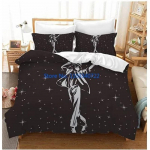 Academia Michael Jackson T&auml;ht Tekikott Komplekt 3D Prindiga Tekikoti Kate Voodipesu Poisi T&uuml;druku Voodipesu Komplektid Magamistoa Dekoor Child 120x150cm