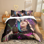 Animatsioonisari 3D digitaaltr&uuml;kk Kolmeosaline voodipesukomplekt Voodilina Tekikott 90 * 200 two-piece set