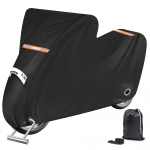 Awelcraft Mootorratta kate 250CC-750CC jaoks, helkurribaga, veekindel, p&auml;ikesekindel, tuulekindel, vargusvastane, Yamaha, Suzuki, 2L-SIZE must