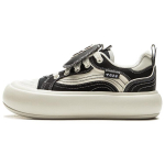 Li Ning Puhvis Platvorm Retro Trend Vastupidav Kerge Madala S&auml;&auml;rega Rula Kingad Naiste Rula Kingad Must Valge AZGV086-1 35