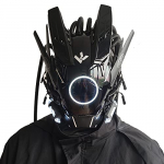 Jaupto K&uuml;borgi Mask &Uuml;mmarguste Tulede ja Punutud Maskidega Rolli m&auml;ngimine Halloweeni Peo Muusikafestivali Aksessuaarid valge