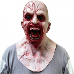 1 tk zombiemask Halloweeni Cosplay peole Realistlikud n&auml;omaskid Peakatted Hirmutav rekvisiit