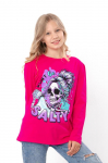 Sweatshirt (girls) &ndash; Soft & Breathable, Bright Design for Teens, School, Any season, 6363-036-33-2-2 HC 140