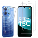 Coque pour Xiaomi Redmi 15C 4G et 2 Verres Tremp&eacute; Film Protection Ecran Phonillico&reg;