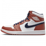 Eastside Golf x Air Jordan 1 High Golf Out the Mud Unisex Tossud Oranž P&otilde;lenud-P&auml;ikeset&otilde;us Valge DZ4523-800 36.5