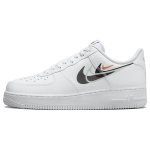 Nike Air Force 1 07 Multi Swoosh - Valge Must Meeste Tossud Heleh&otilde;be Keskmine Tuhk FN7807-100 43 white