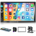 2 DIN Autostereo Bluetooth Autostereo 7-tolline Puuteekraaniga Auto MP5 Hodozzy Autoraadio Tagurduskaameraga Toetab Peegelratast 2 DIN Autoraadio 2 DIN