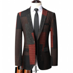 Uus &uuml;likonnajakk K&otilde;rge elastsusega &Uuml;likond Trendikas Mood Mitmek&uuml;lgne Business Casual Jakk Meeste M punane