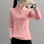 Naiste kiiresti kuivav fliisist T-s&auml;rk-jakk s&uuml;giseks/talveks - Hingav jooksmiseks ja vaba&otilde;hutegevusteks m&otilde;eldud aluskiht L helehall v&auml;rv