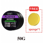 Auto plastiku taastaja Tagasi musta l&auml;ikega auto sisemuse naha ja paneelide uuendamise vaha kattevahend auto poleerimis- ja paranduskate