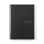 MUJI Alates detsembrist esmasp&auml;ev 84854378 Kiirvaate planeerija, Kuu-/p&auml;evaplaan, 2025, Alusta, A5, Must, must