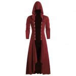 Meeste retro Steam Punk gooti tuulemantel Fashiona tavaline kardigan mantel XXXL veini