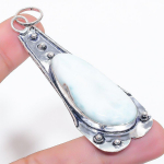 Natural Scolecite Gemstone 925 Sterling Silver Jewelry Pendant 3.15 c1i60