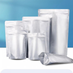 100 tk &uuml;mmargused vertikaalsed alumiiniumfooliumist lukuga pakendikotid/tee/k&uuml;psetised/kohvioad pakendikotid isesulguvad niiskuskindlad suletud taskud 16x23x4cm 100pcs