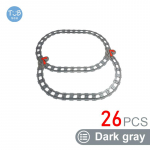Laste Rongir&ouml;&ouml;pa Tarvikud Suured Ehitusklotsid DIY Raudtee M&auml;nguasjad Suured Klotsid &Uuml;hilduvad Duploed STEM Hariduslik Kingitus V&auml;ikelastele