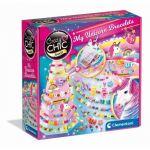 Clementoni - Crazy Chic - Coffret cr&eacute;atif Licorne - Cr&eacute;er tes bracelets en perles color&eacute;s avec charms et pompoms - D&eacute;s 7ans mitmev&auml;rviline