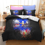 Sonic Kolme Seeria, Kolmeosaline Voodipesu Kodutekstiili Komplekt EU Single 135x200cm