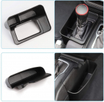 Jeep Wrangler JL JLU Gladiator JT jaoks Keskkonsooli Organiseerija K&auml;igukangi Hoiukast Konsooli K&uuml;lgmine Tasku Konsooli Alus 2018+ must