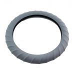 36-40 cm universaalne auto silikoonist roolikate Elastne kindakate Tekstuur Pehme mitmev&auml;rviline Auto Decore katted Aksessuaarid hall