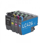 4 &uuml;hikut &uuml;hilduvaid BROTHER LC426XL tindikassette printeritele MFC J4335DW, J4340DW, J4540DW, J4540DWXL