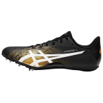 Asics Hyper Sprint 8 pehmendusega, kulumiskindlad madala s&auml;&auml;rega jooksujalatsid unisex must-kuldsed vabaajajalatsid 1093A200-003 42