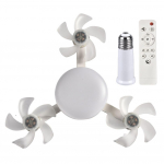 Drooniventilaator LED-laternaga Kaugjuhtimispuldiga 2-in-1 Rippuv ventilaator E27 Universaalne h&auml;mardamine Drooniventilaator S&ouml;&ouml;gituppa Magamistuppa Elutuppa