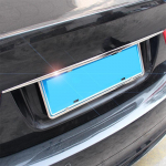 Roostevabast terasest auto tagaluugi tagaluugi kaane viimistlusriba kleebis BMW E90 3. seeria 2006-12 auto v&auml;lisk&uuml;ljele For E90 2006-12