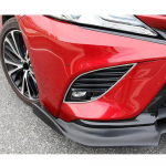 Auto Styling Kere eesmise udutule laterna raami pulgaga kulmude katte trimm 2 tk Toyota Camry XV70 2018 2022 jaoks ABS Plasticciz