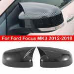 For Ford Focus MK3 2012-2018 tahavaate k&uuml;ljepeegli katte tiiva kate Ox sarv v&auml;lisukse tahavaate korpuse sisekujundus s&uuml;sinikkiust Gloss Black