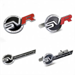 1 tk 3D metallist kleebis SV SVR m&auml;rgi embleemi kleebised auto stiil Range Rover Evoque Defender Discovery Auto jaoks S-01