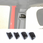 Carbon fiber Seat Safety Belt Buckle Cover Bezel Trim For Jeep Wrangler JK 07-17