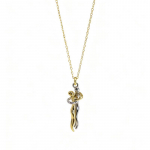 S925 Sterling H&otilde;be Paari Kallistus Armastuse Ripats Kaelakee - Peen ja Moodne Rangluukett Naistele 925 Sterling Silver
